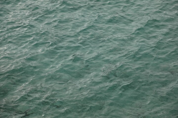 The Attersee, as seen from Seewalchen, shows a lake surface with small waves