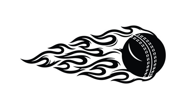 Tire with tribal flames graphic illustration