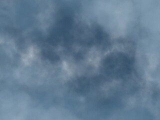 Fototapeta premium Dark Blue Cloudy Sky Texture Background