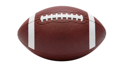 American football isolated on transparent background