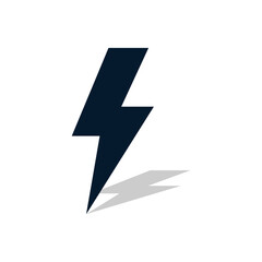 Lightning symbol logo design, power, electricity, battery, strength, electricity, illustration, icon, graphic, sign, concept, template, business, company, strong, abstract, shape, emblem, energy