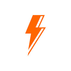 Lightning symbol logo design, power, electricity, battery, strength, electricity, illustration, icon, graphic, sign, concept, template, business, company, strong, abstract, shape, emblem, energy