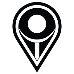 gps pin vector icon