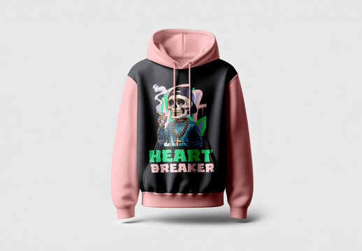 Urban Heartbreaker Graphic Hoodie Design