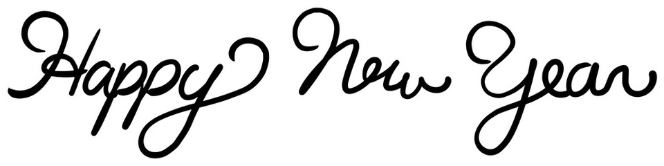 文字素材　Happy New Year