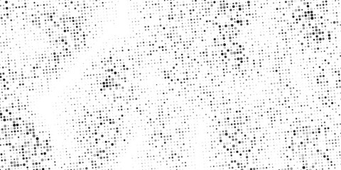 Abstract halftone wave dotted background. Fantastic monochrome texture.