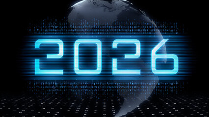 Visualizing Future Society and Data Connectivity with a Digitized Earth and “2026”