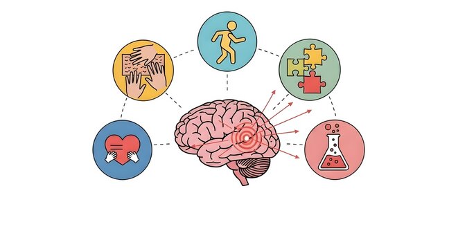 Vector Infographic Elements for Learning Styles Kinesthetic Learners