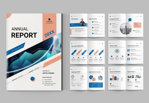 Annual Report Template Layout