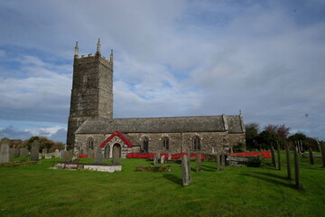 St Eval church cornwall uk 