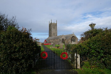 St Eval church cornwall uk 