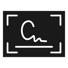 Signature Pad Icon For Design Elements