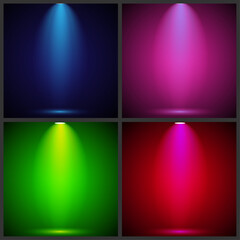 abstract background with spotlight