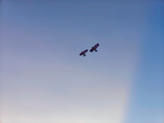 airplane in the sky