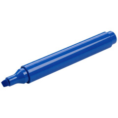 Classic blue marker pen, perfect for drawing, writing, and highlighting documents.