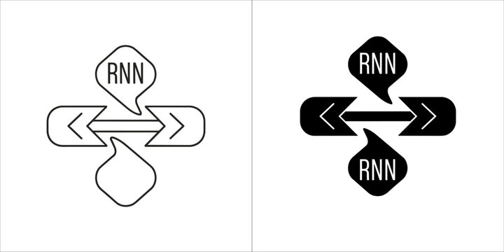 Recurrent neural network communication icon