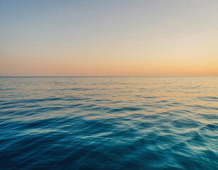 Obraz premium Peaceful Blue Ocean Horizon in Tropical Indonesia