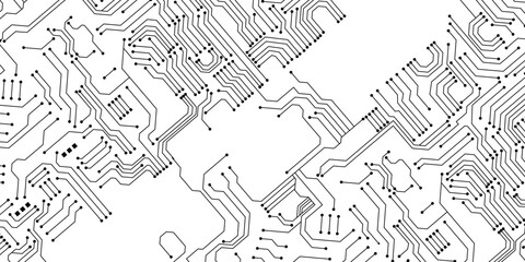 technology background with hi-tech digital data connection system and computer electronic design. 