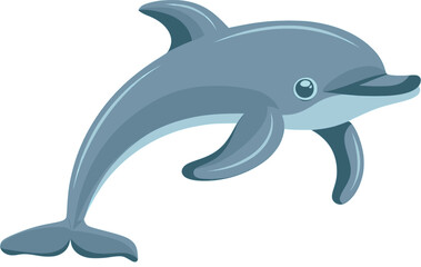 Obraz premium Dolphin vector illustration