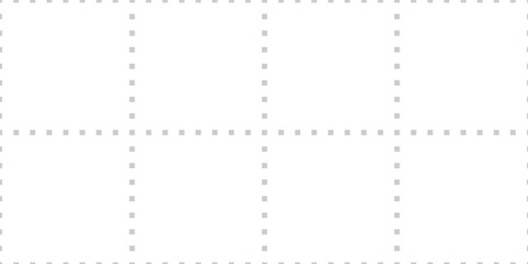 Illustrations and vectors Square grid, gray dotted lines, white background.