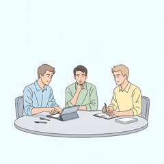 Collaborative Brainstorm Teamwork & Idea Generation in the Workplace