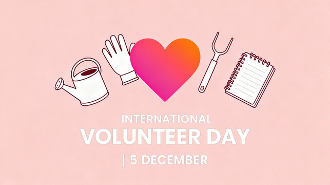 The elements of love and tools represent the spirit of volunteerism, caring service, and public welfare, and are suitable for volunteer promotion and public welfare advocacy scenarios.
