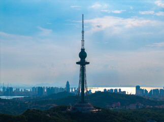 Fototapeta premium Qingdao TV Tower Urban Environment, Shandong Province, China