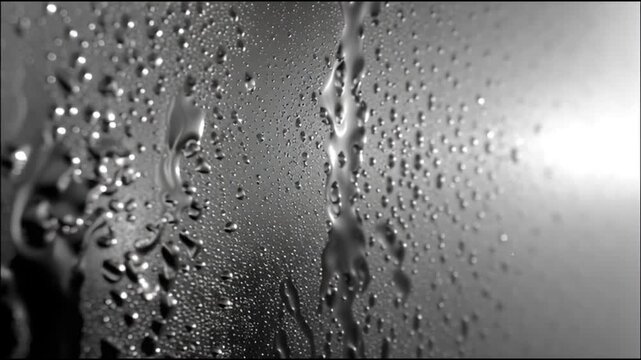 Hydration support electrolytes minerals health. Hydration therapy recover. Nutrition performance. Sports drink energy. Close-up of water droplets on a foggy surface.