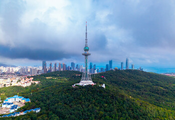 Fototapeta premium Qingdao TV Tower Urban Environment, Shandong Province, China