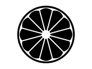 Fresh Lemon Icon, Juicy Lemon Fruit and Slice Vector Illustration Isolated on White Background