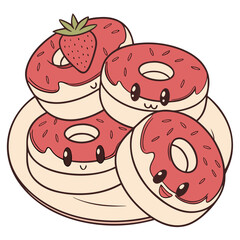 vector illustration of a tomato