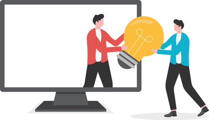 Passing Idea Light Bulb
