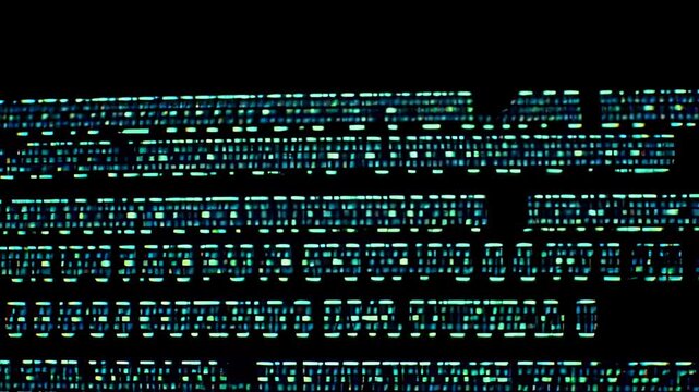 Digital Data Stream Animation
