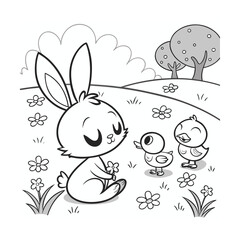 Abstract geometric pattern design with minimalist elements and flowing shapes