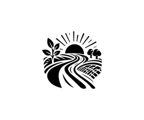 Agricultural landscape view