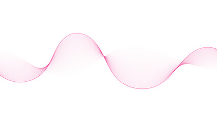 Elegant flowing pink wave design for modern backgrounds and creative projects