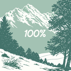 winter forest background