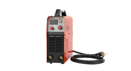 Pink Welding Machine with Control Panel and Power Cord for Industrial Metalwork