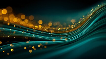 vibrant abstract art with glowing lights and flowing lines