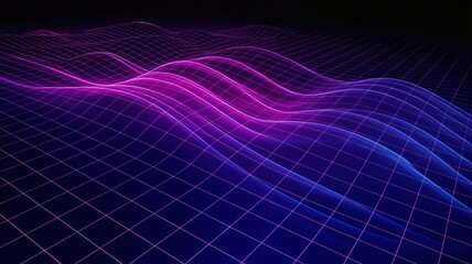 Data visualization abstract digital art