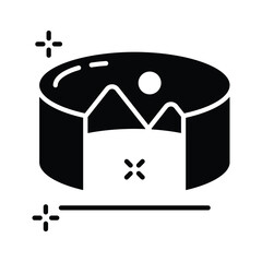 Take your hands on this amazing icon of virtual reality in modern design style