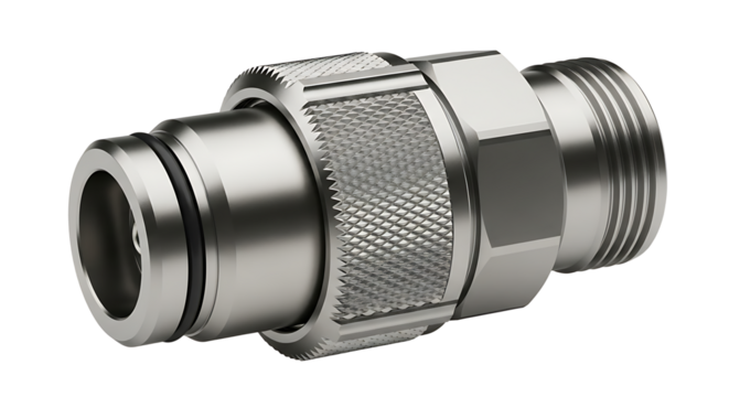 Metallic Push-to-Connect Fitting for Plumbing and Industrial Use