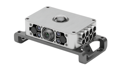 Advanced Camera Module with Multiple Lenses and Metal Casing for Robotics and Surveillance Applications