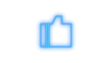 Obraz premium Neon camera icon on transparent background. media capture symbol, picture taking, and photography equipment