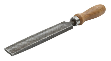 Metal File with Wooden Handle for Metalworking and Woodworking Projects