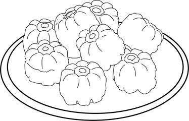 국화빵 디저트 풀빵 겨울 군것질