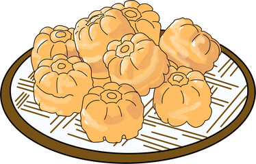 국화빵 길거리 한국음식