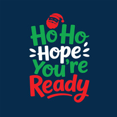 Christmas typography t-shirt design 