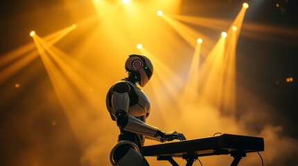 Robot Musician Performing