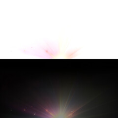 Png glowing diamond prism with rainbow light sparkle shine burst and crystal beam effect lens flare bokeh colorful background optical magic glare refraction